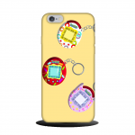tamagotchi v2 toys displaed on a iphone 6s case.