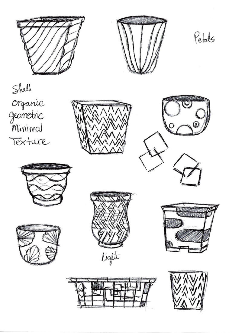 planter box sketches